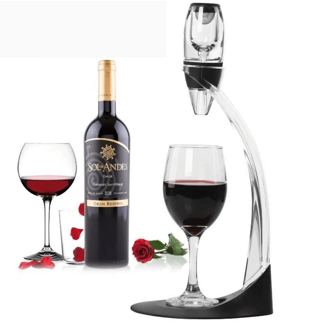 Weinbelüfter & Dekanter mit Filter und Ständer