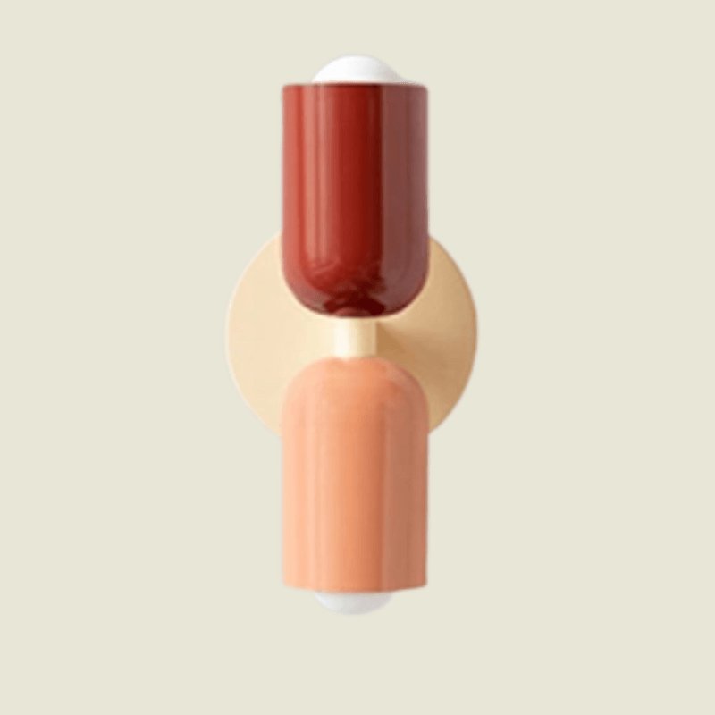 Minimalistische Doppelte Wandleuchte