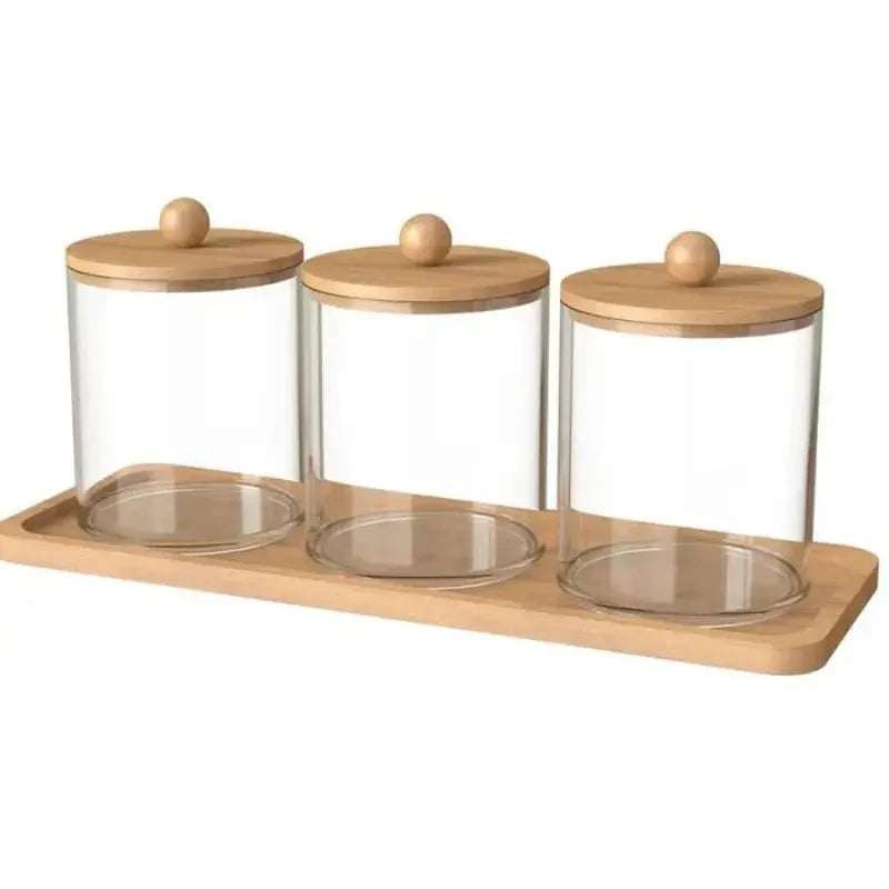 Aufbewahrungsset für Wattestäbchen & Wattepads